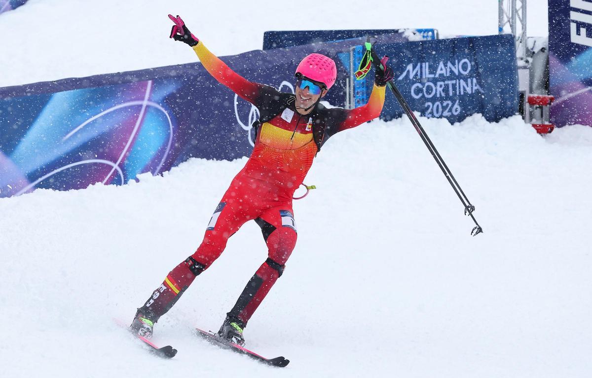 Oriol Cardona, als Jocs Olímpics d'hivern.