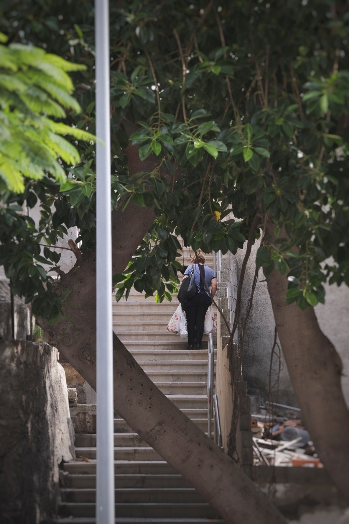 Familias afectadas por los desalojos en Camino La Ermita, en Salud Bajo