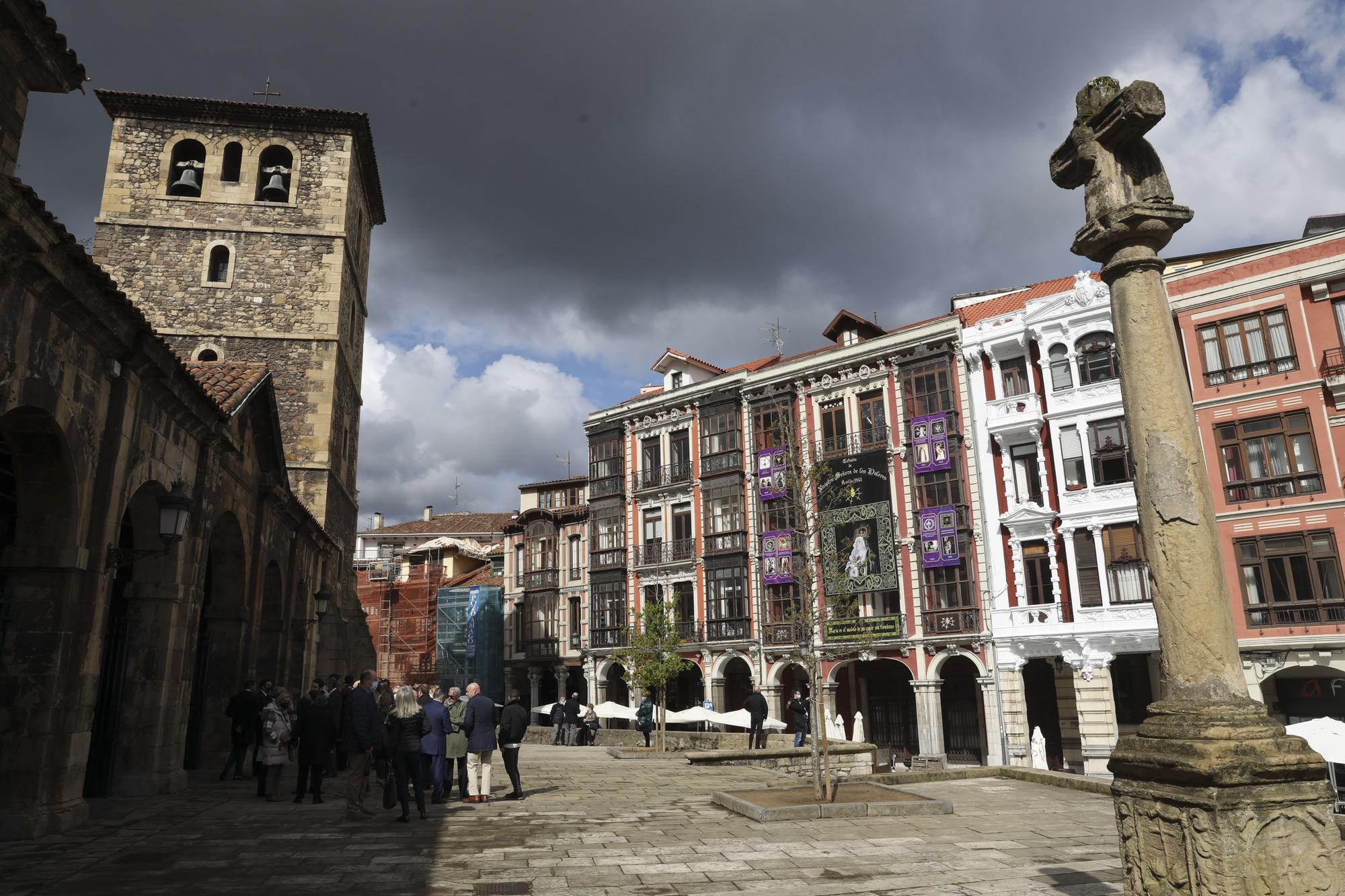 EN IMÁGENES: El pregón en San Nicolás de Bari abre la Semana Santa de Avilés