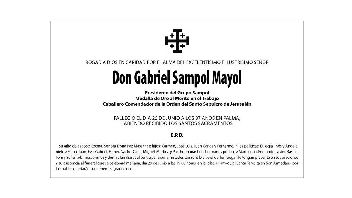 Gabriel Sampol Mayol