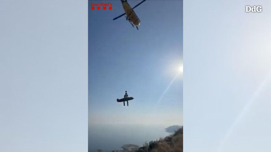 Un parapentista resulta ferit durant l’aterratge al Port de la Selva