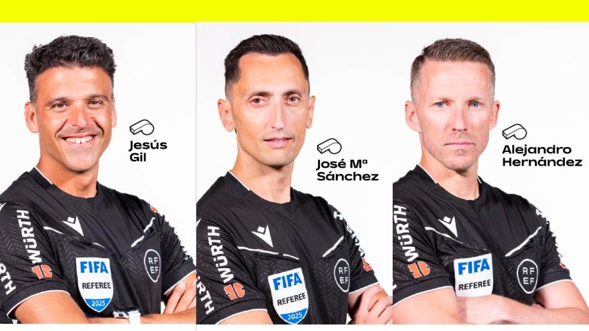 Gil Manzano, Sánchez Martínez y Hernández Hernández dirigirán partidos de Champions