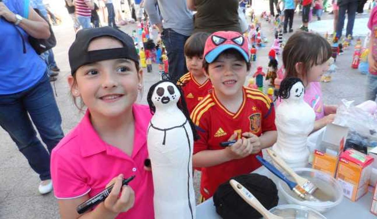 Los escolares hacen un lavado de imagen a La Baragaña