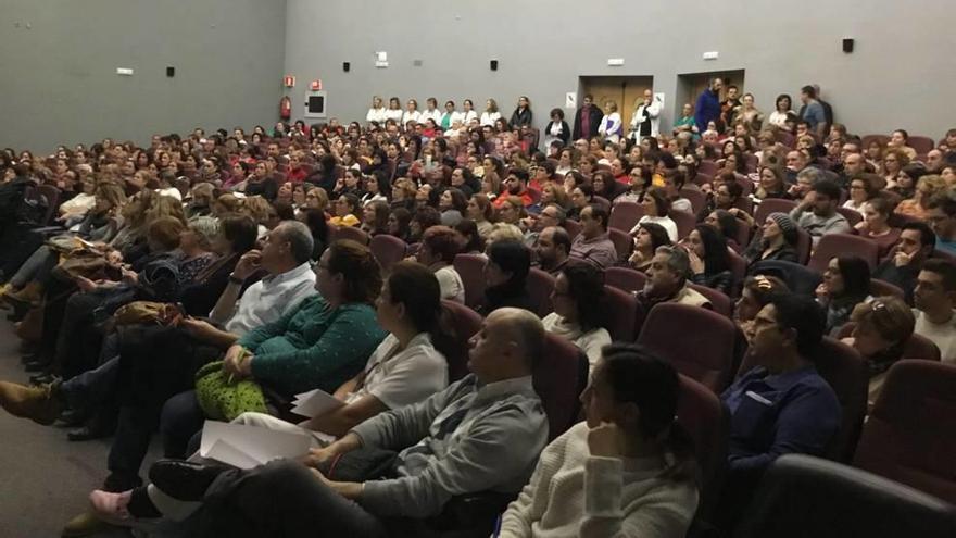 Jornada celebrada en la tarde de ayer por Comisiones Obreras en la Arrixaca para enseñar las claves de los exámenes tipo test.