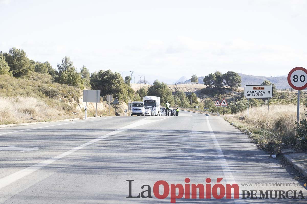 Manifestaciones de agricultores en Caravaca