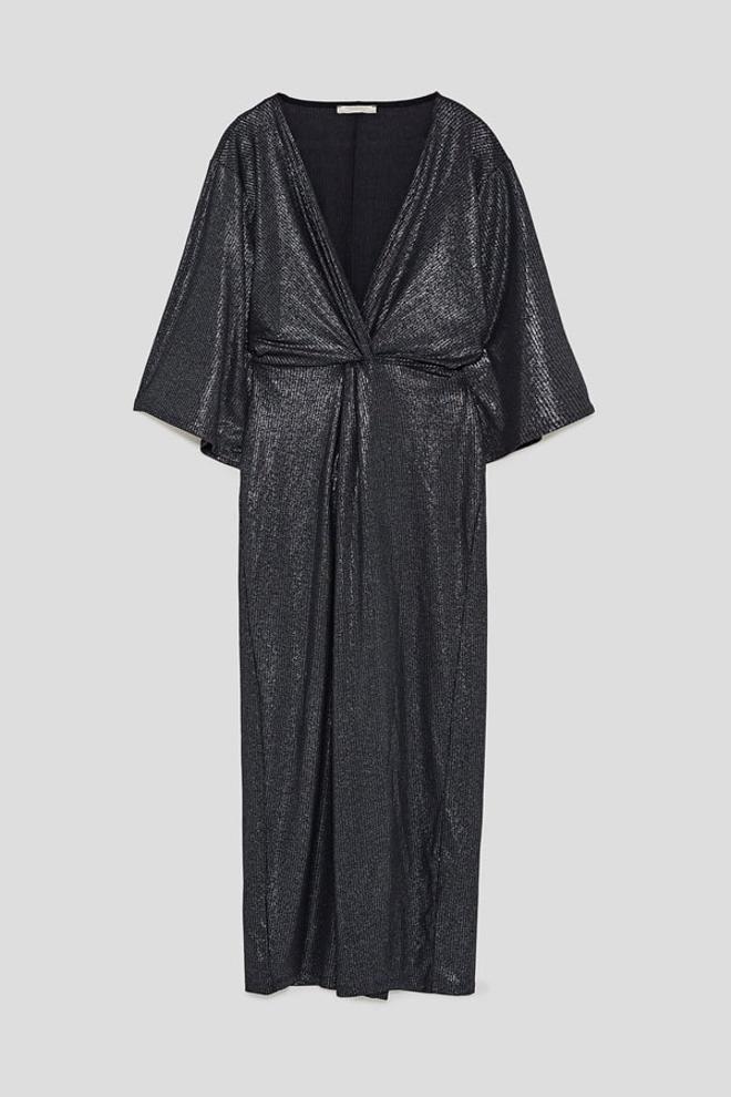 Vestido nudo en la cintura