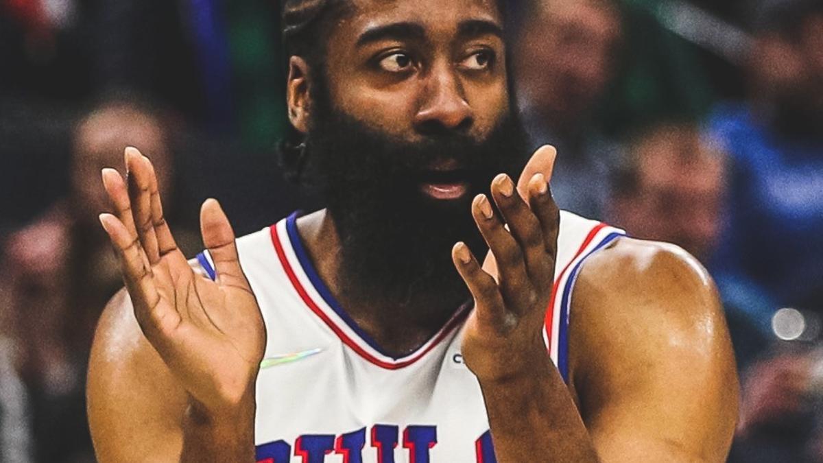 Harden, en su debut con los Sixers.