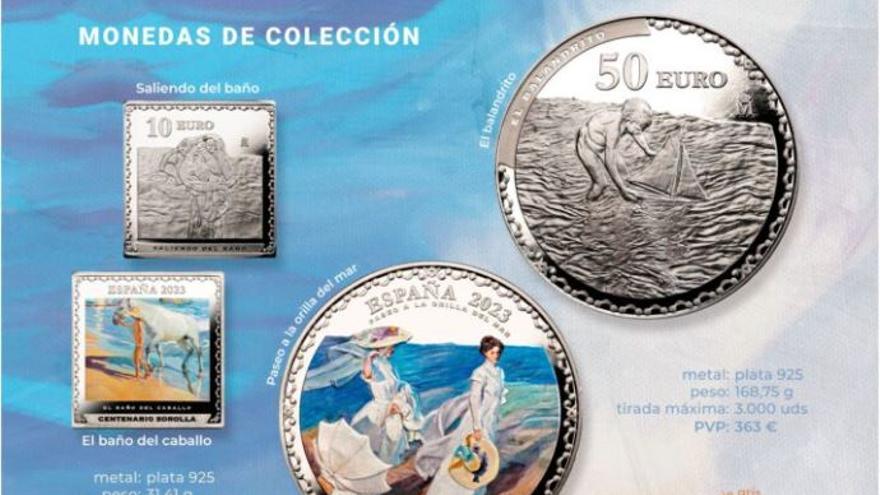 Unas monedas de 1.400 euros para Sorolla