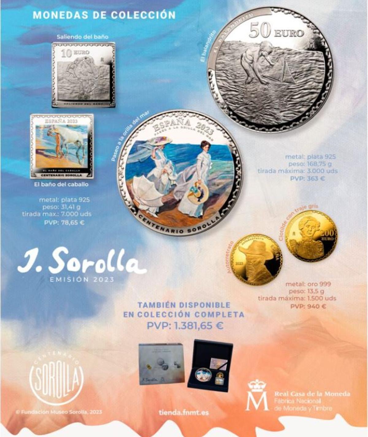 Colección de monedas.