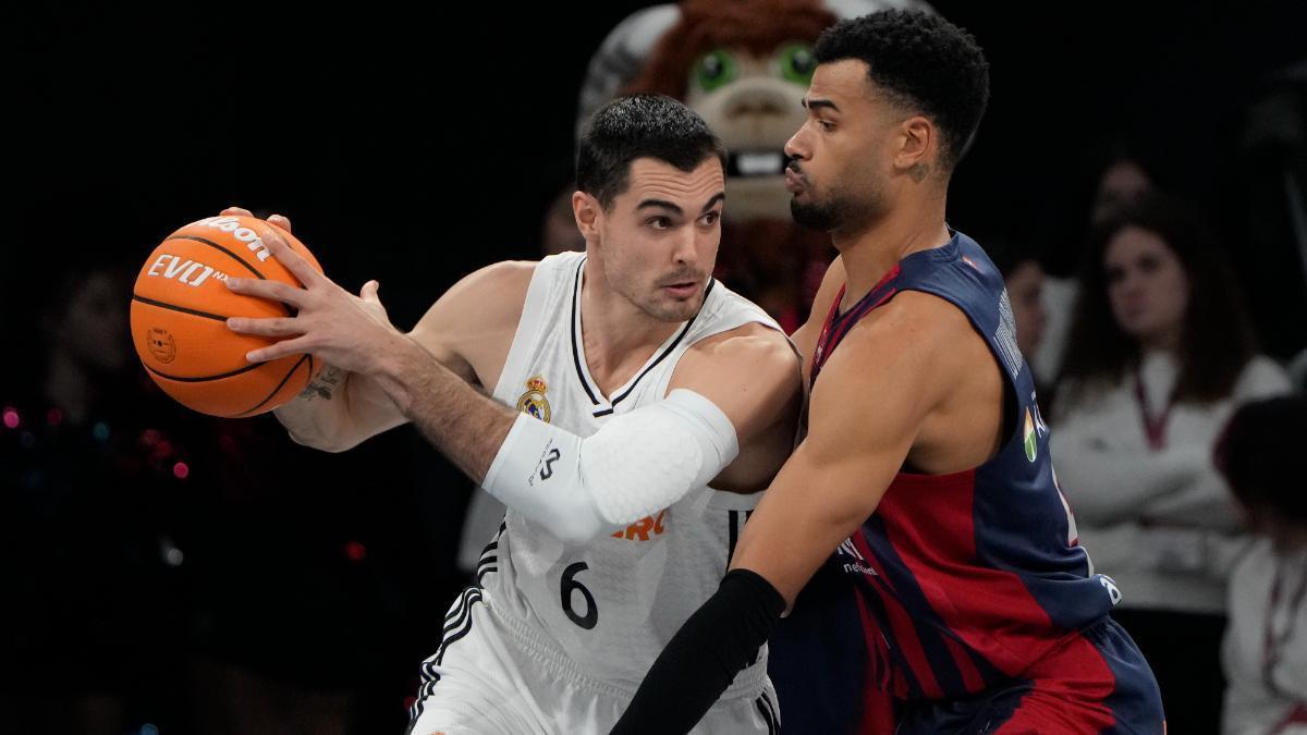 Una acción del Baskonia-Real Madrid.