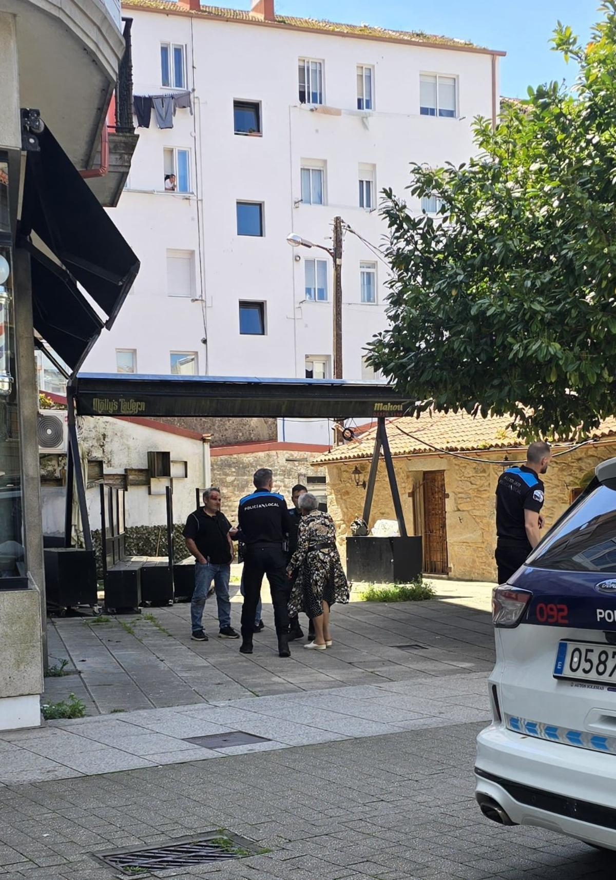 Una pelea por la bajante de un edificio se salda con tres heridos, en ...