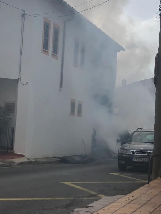 Incendio de una casa en Andratx