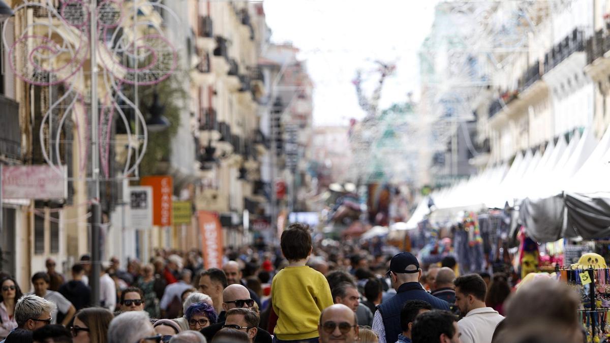 No cabe nadie más en València en el último fin de semana de las Fallas de 2023