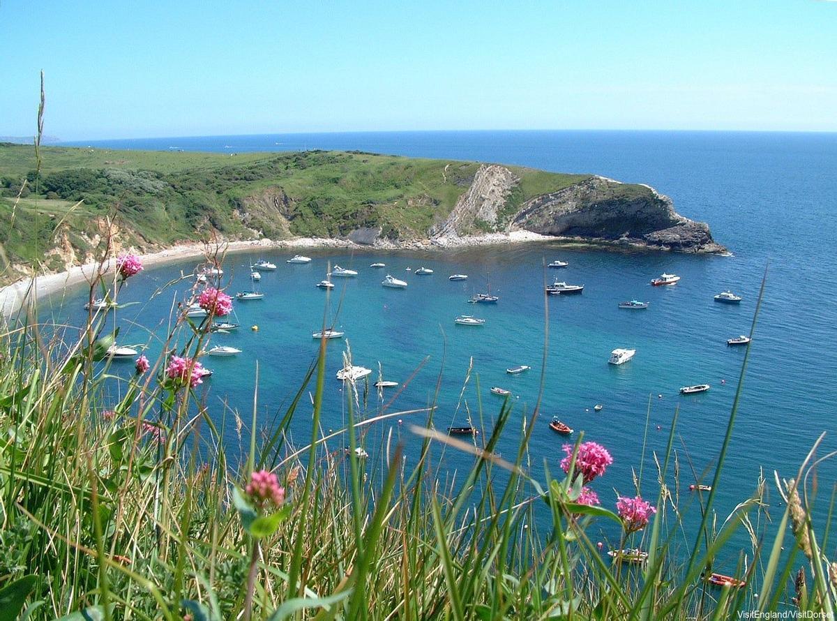 Lulworth Cove, en la costa Jurásica