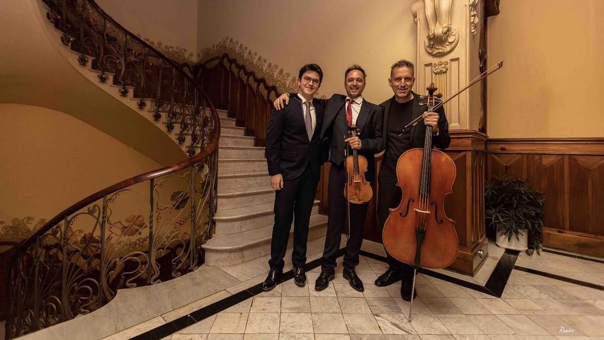 El prestigioso trío formado por Jesús Reina, David Apellániz y Carlos Santo