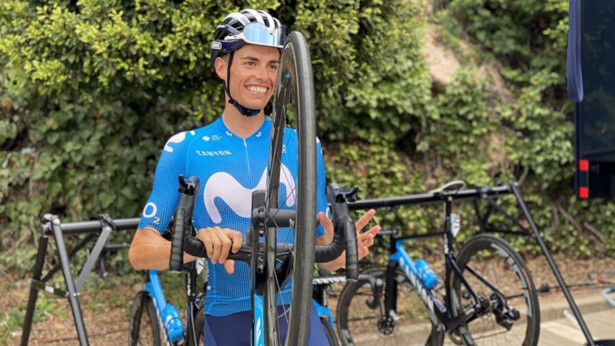 Enric Mas startet als Movistar-Kapitän in die Tour de France.  | FOTO: MOVISTAR