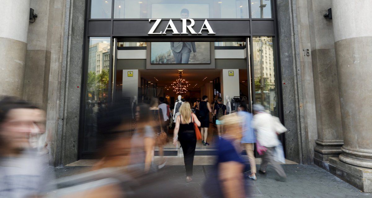 Imagen de tienda de Zara.
