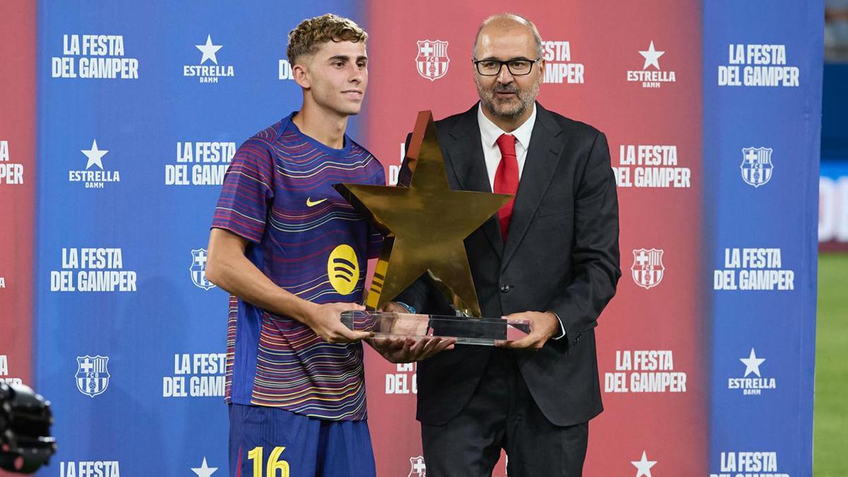Fermín, el Jugador Estrella del Gamper
