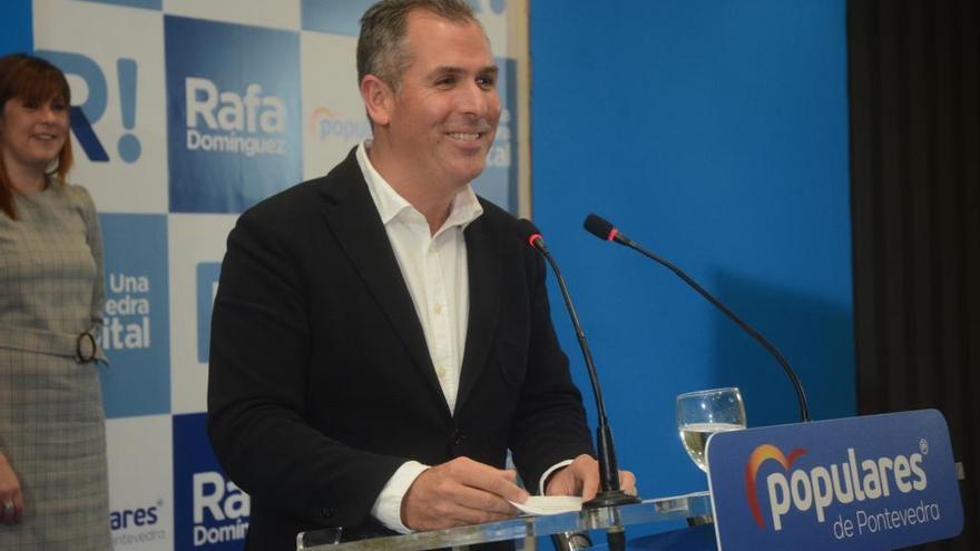 Rafa Domínguez, portavoz del grupo popular del PP en el Concello de Pontevedra.