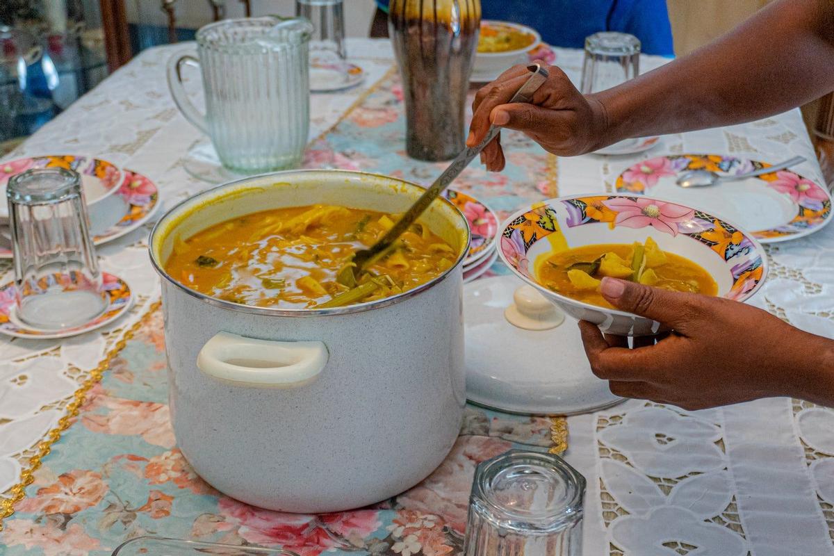 La sopa de calabaza de Haití