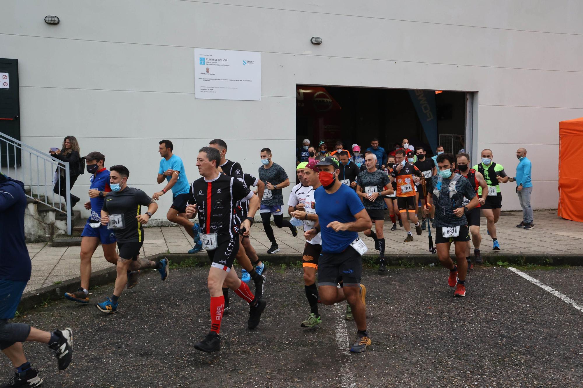 Correr contra viento, lluvia y montaña en A Groba