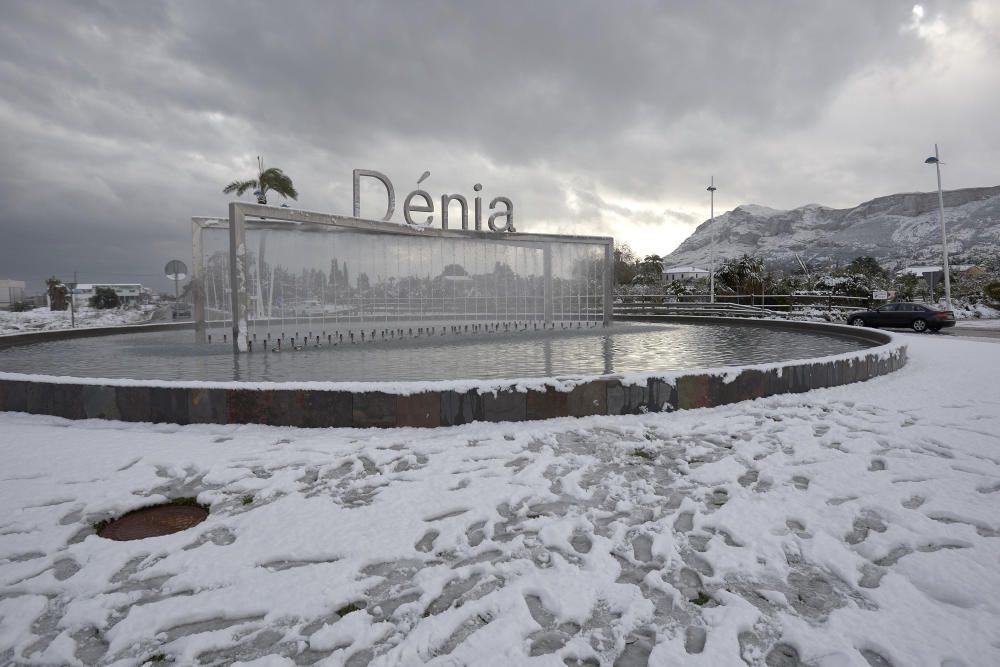 NIEVE EN DENIA