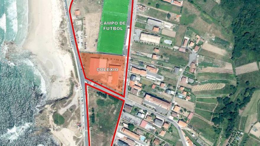 Sanxenxo diseña una zona de esparcimiento en la fachada litoral de Noalla ante A Lanzada