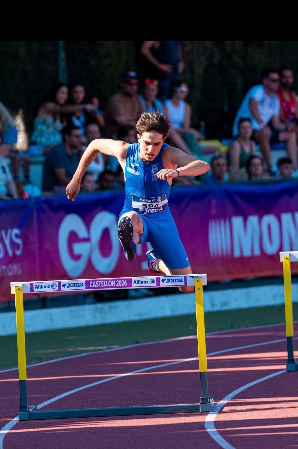 Mauro Seguín en el campeonato de España sub 18.