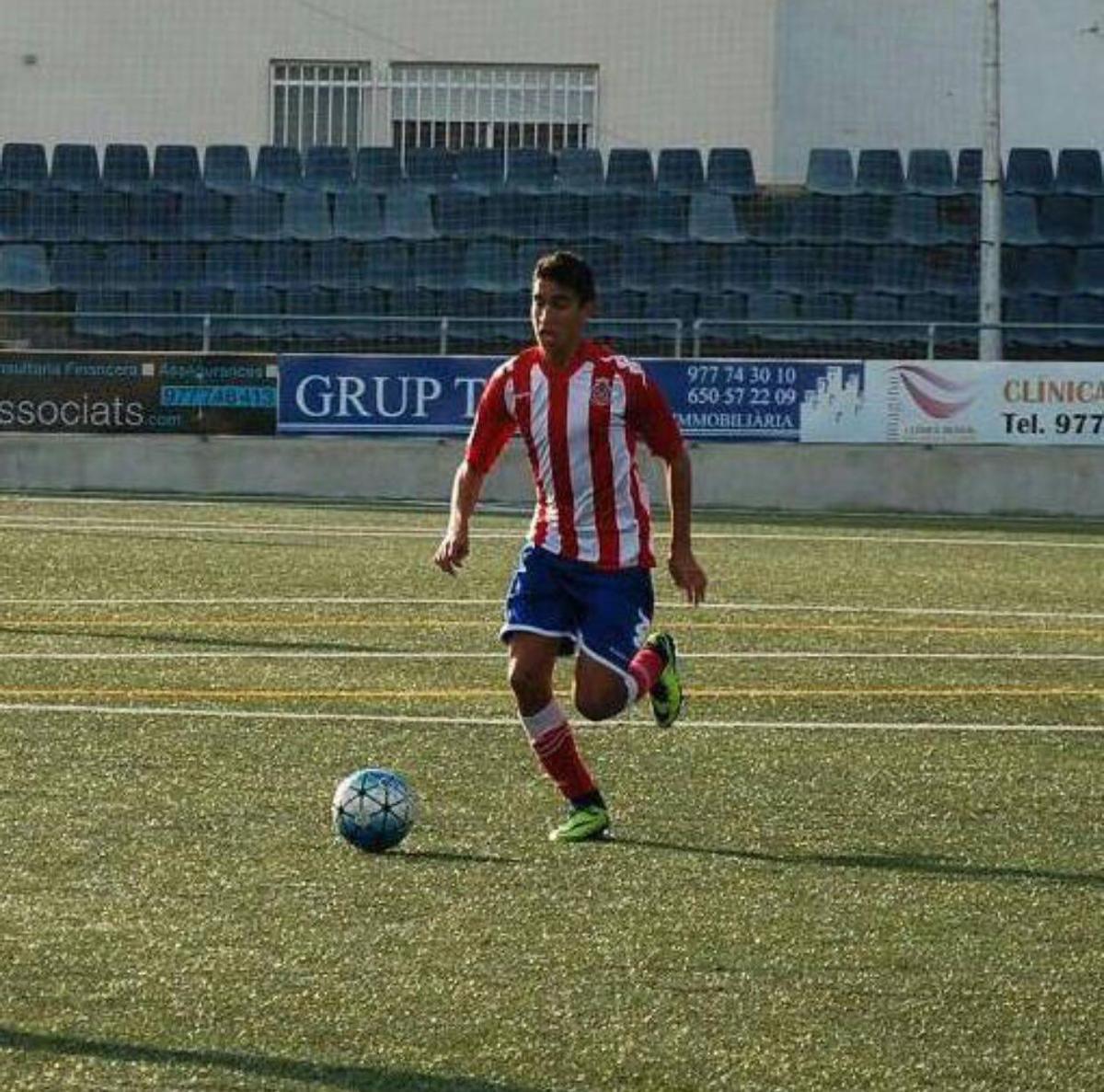 Masllorens va estar dos anys i mig al planter del Girona, de cadet a juvenil