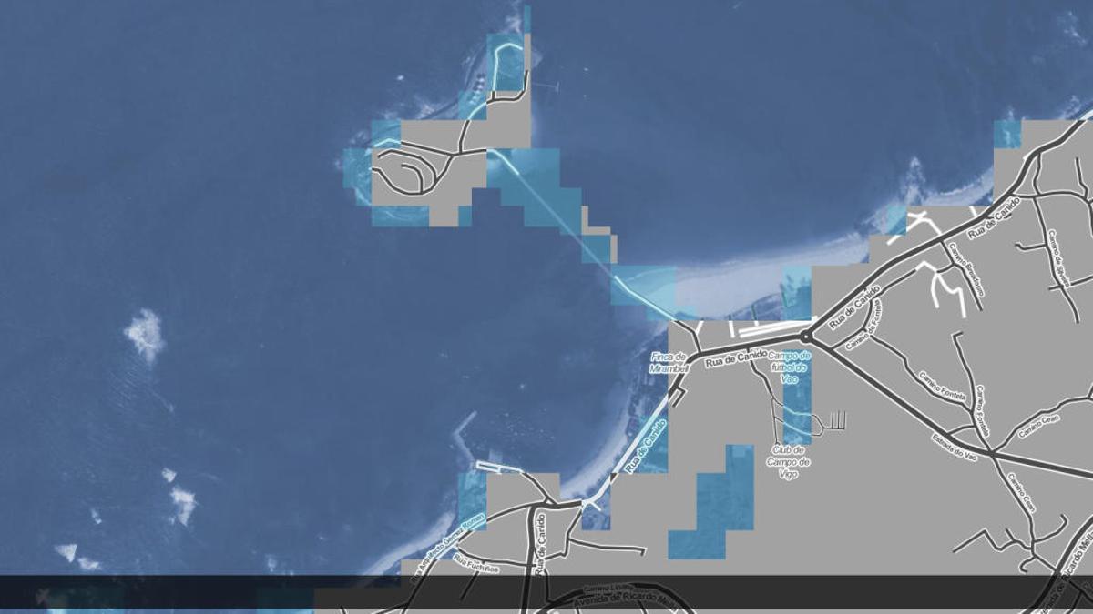 La fachada marítima de Vigo quedará inundada de no frenar el cambio climático