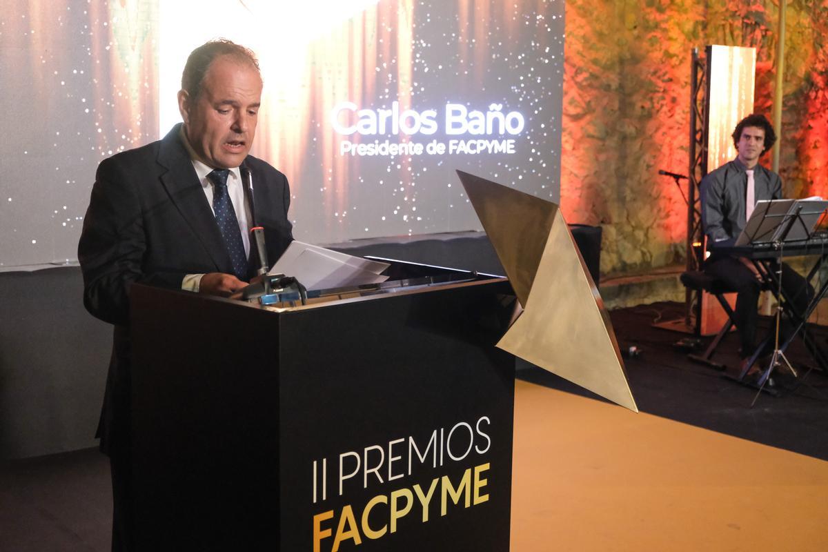 Presidente de Facpyme, Carlos Baño.