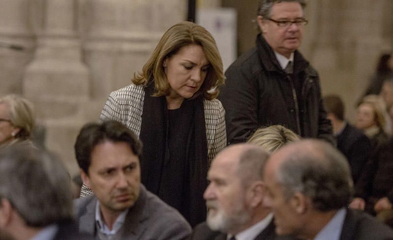 Misa celebrada en la Catedral de València en el primer aniversario de la muerte de la exalcaldesa