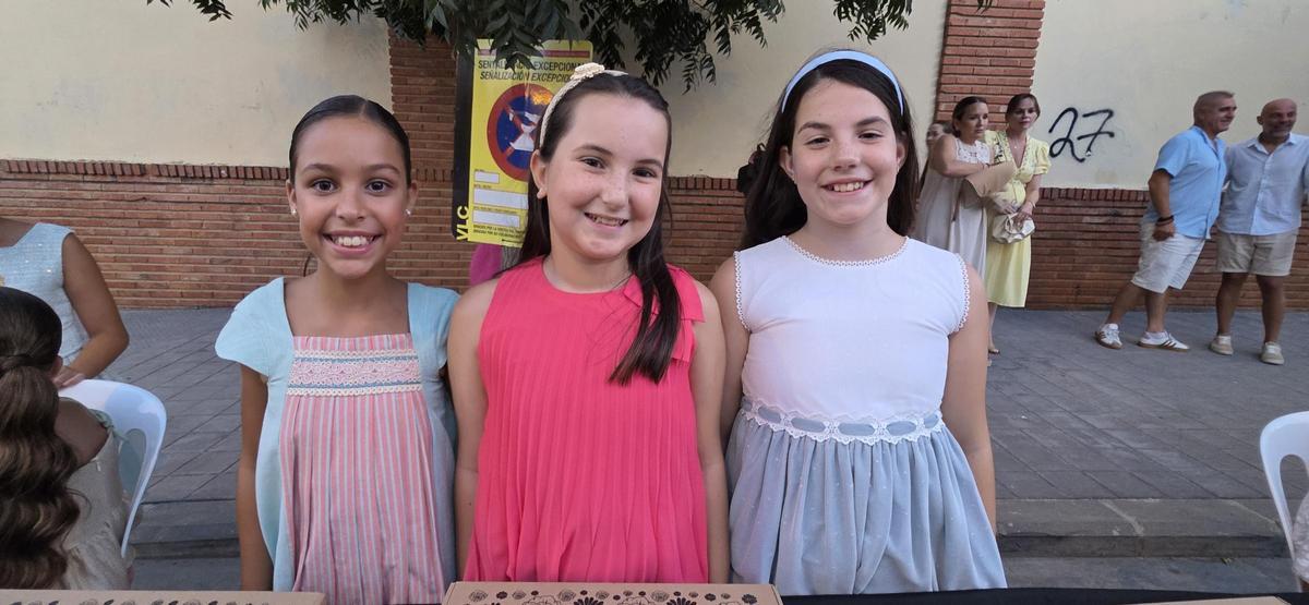 Candidatas a Fallera Mayor Infantil de València 2027 en el Sopar de la Punxà