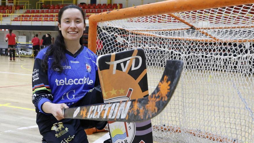 Los cien partidos de éxito y felicidad de Fernanda Hidalgo en el Telecable: &quot;Me siento libre para ser yo misma, y eso es clave para rendir&quot;