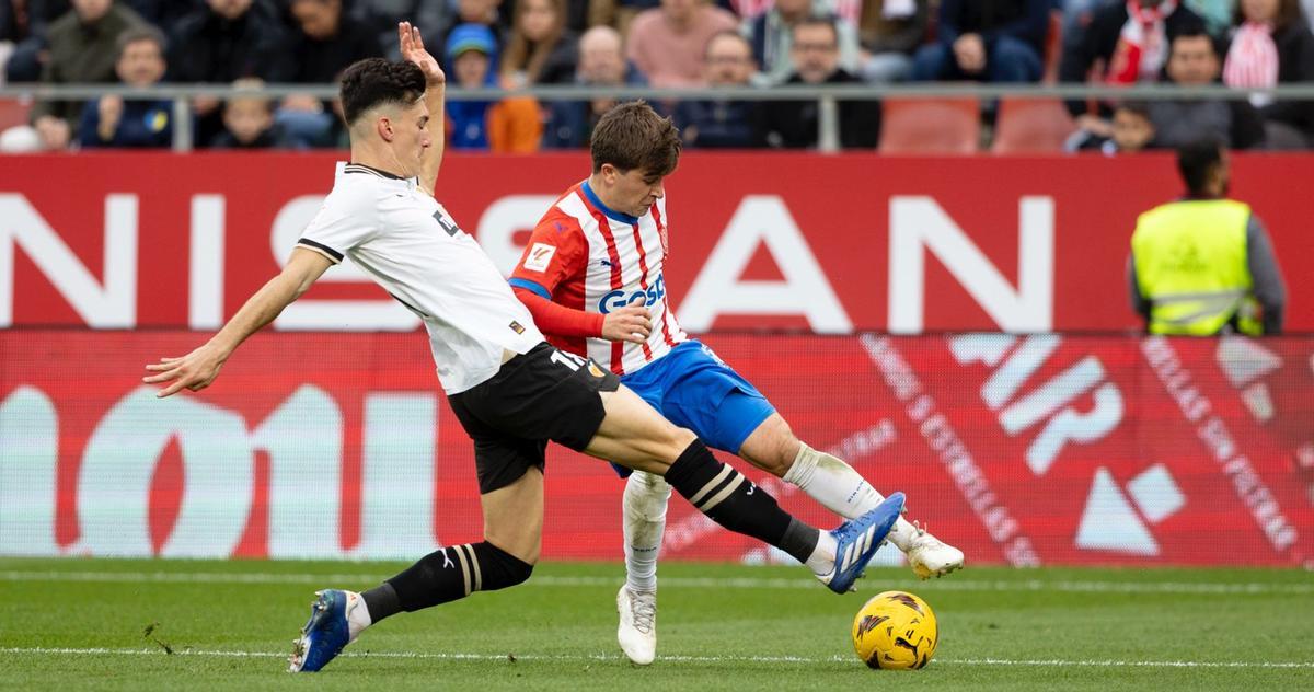 Pablo Torre jugó 70 minutos ante el Valencia