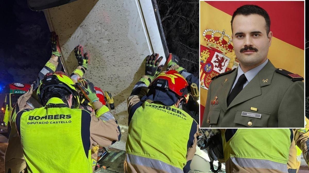 Un militar de Castellón, reconocido por auxiliar tras el accidente mortal del Rallye de la Cerámica