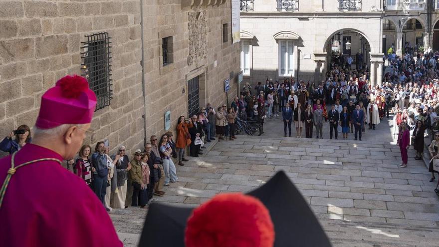 El desplante, la tradición de la Semana Santa en Ourense que recrea un antiguo enfrentamiento entre la Iglesia y el gobierno de la ciudad