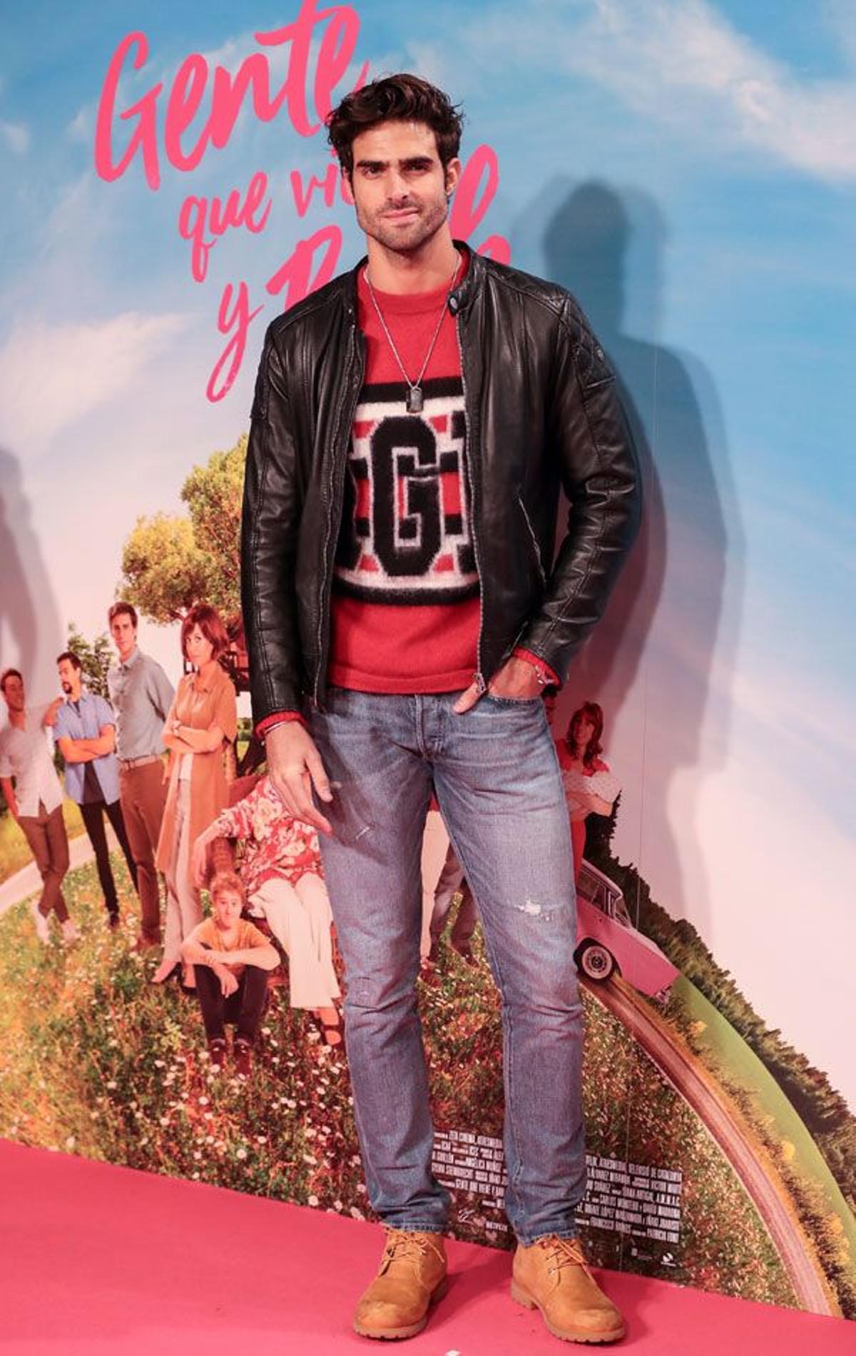 Juan Betancourtt en el estreno de 'Gente que viene y bah'