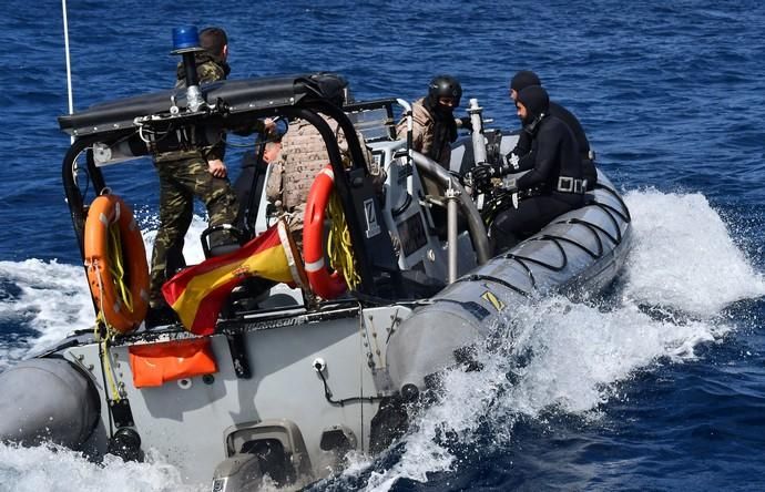 08/05/2019 TALIARTE. TELDE. Simulacro del ejército de operación contra el tráfico de drogas . Fotógrafa: YAIZA SOCORRO.  | 08/05/2019 | Fotógrafo: Yaiza Socorro