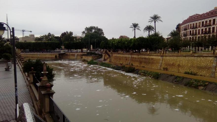 Reaparece la espuma blanca en el Segura