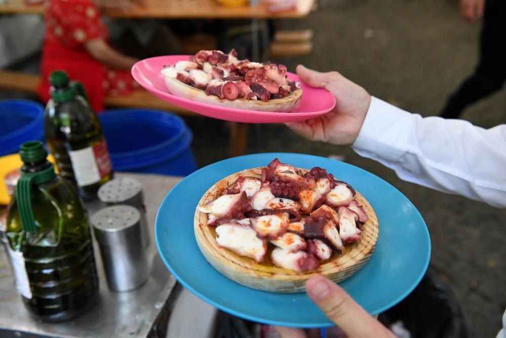 Así se hace el pulpo en Romería de Santa Margarita