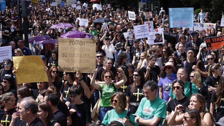 VÍDEO: Continúan las protestas de la enseñanza pública