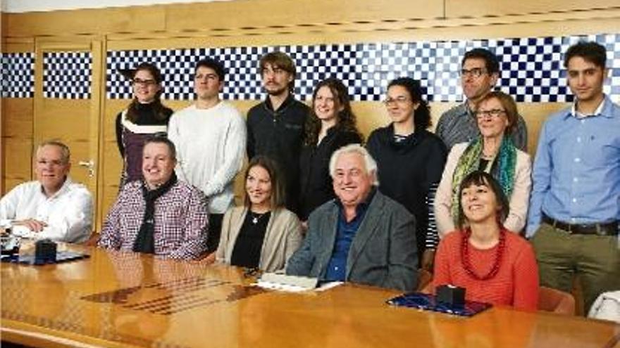 Consell dels ambaixadors d&#039;Olot a la sala Gussinyer de l&#039;Ajuntament d&#039;Olot.