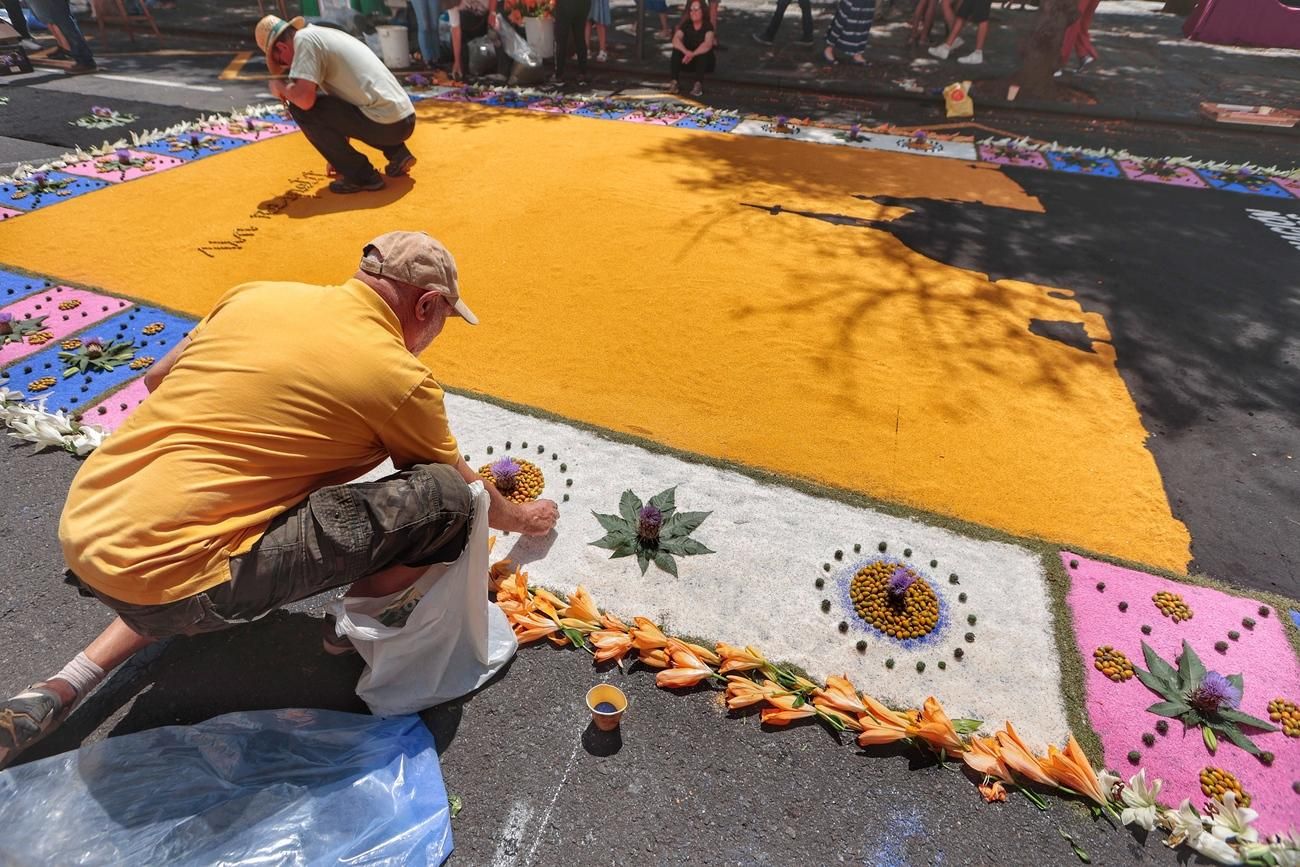 Alfombras del Corpus Christi en La Laguna