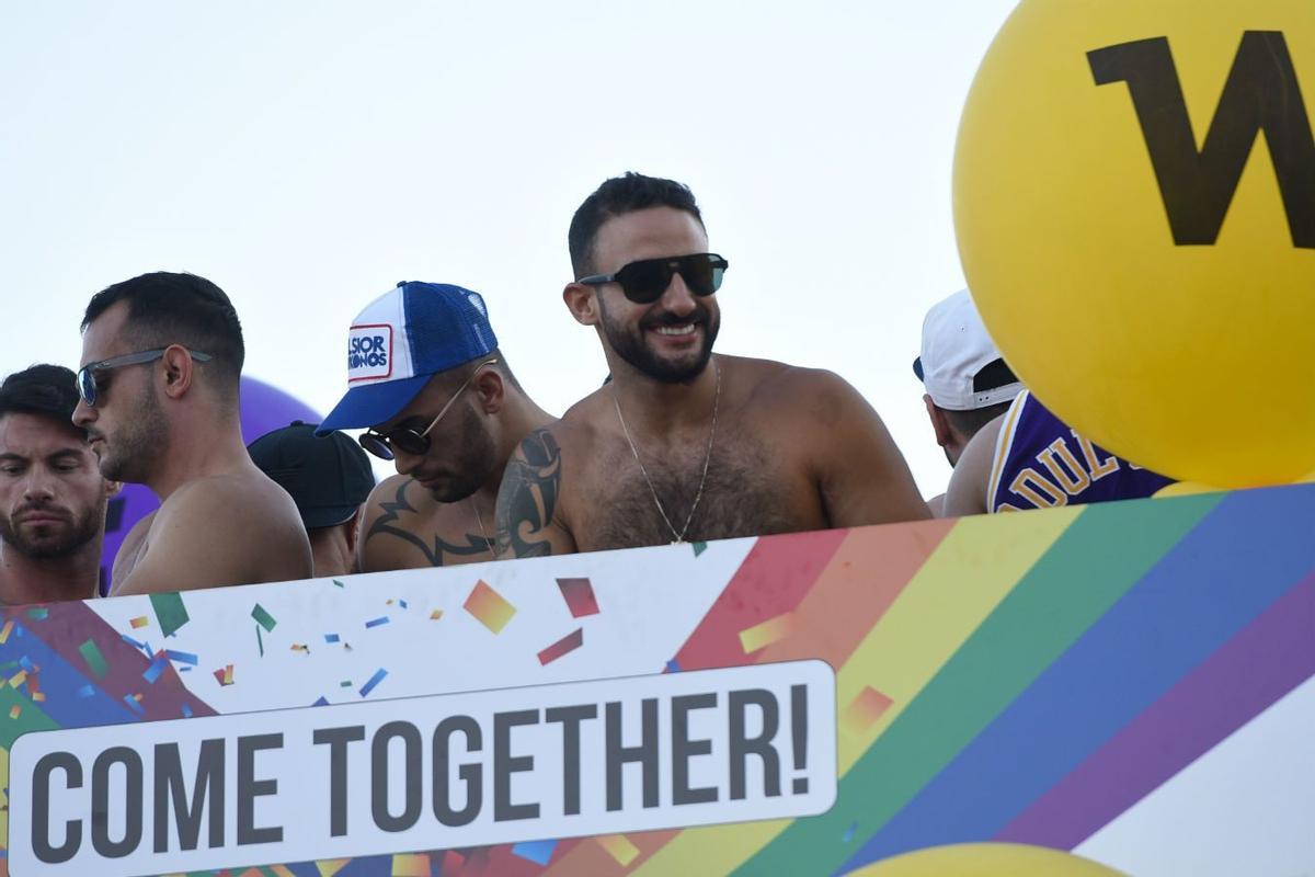 Eliah Cohen en el desfile World Pride Madrid