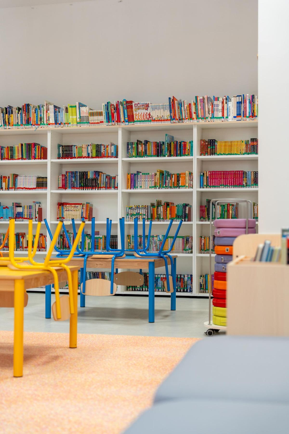 Zona infantil de la nueva biblioteca de l'Alcora.