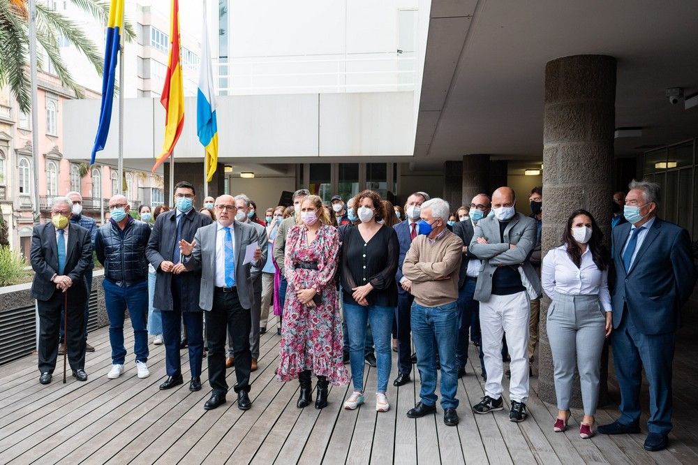 El Cabildo grancanario condena la guerra de Ucrania y pide el alto el fuego