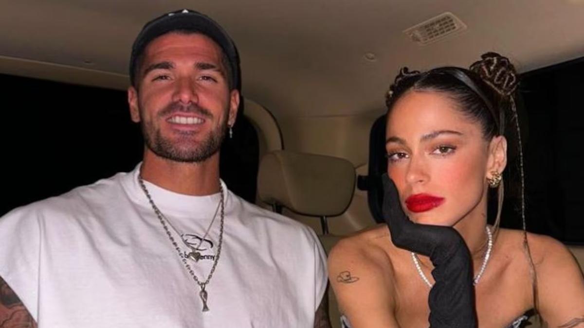 Rodrigo de Paul, junto a Tini, su pareja