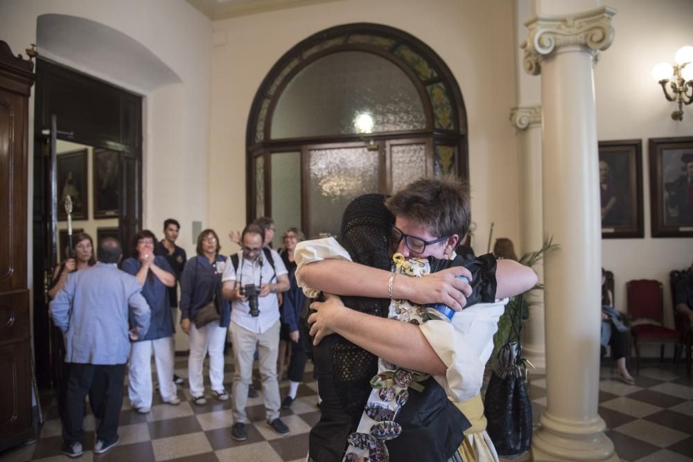 Laia Giralt esdevé la primera dona que porta l'àli