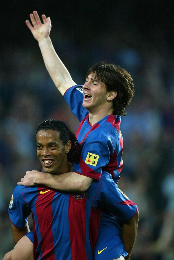 Messi y Ronaldinho marcaron una época